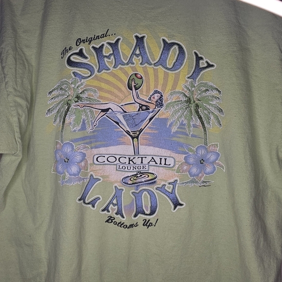 St. Thomas Virgin Islands Shady Lady Tee Shirt Size Medium - Picture 4 of 6